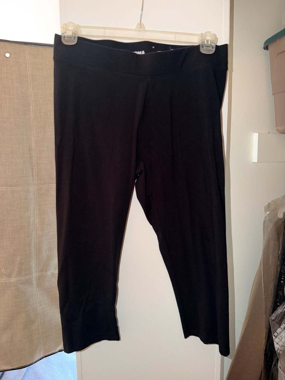 Sonoma Goods For Life Cropped Legging Size L Black